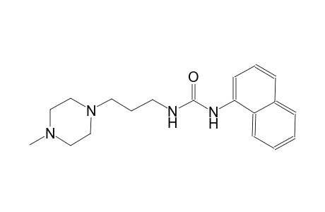 urea, N-[3-(4-methyl-1-piperazinyl)propyl]-N'-(1-naphthalenyl)-