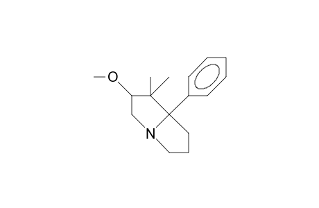 endo-3-Methoxy-4,4-dimethyl-5-phenyl-1-aza-bicyclo(3.3.0)octane