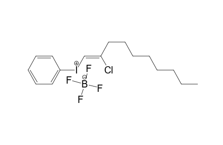 (Z)-(2-Chloro-1-decennyl)phenyliodonium tetrafluoroborate