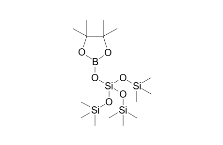 (4,4,5,5-Tetramethyl-1,3,2-dioxaborolan-2-yl)oxy tris(trimethylsilyl)orthosilicate