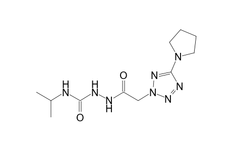 4-isopropyl-1-{[5-(1-pyrrolidinyl)-2H-tetrazol-2-yl]acetyl}semicarbazide