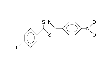 5-(4-Methoxy-phenyl)-3-(4-nitro-phenyl)-5H-1,4,2-dithiazole