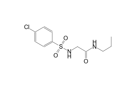 acetamide, 2-[[(4-chlorophenyl)sulfonyl]amino]-N-propyl-