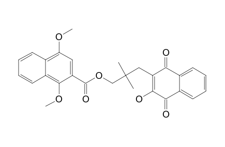 RHINACANTHIN-Q;2-HYDROXY-3-(11-HYDROXY-10,10-DIMETHYLPROPYL)-1,4-NAPHTOQUINONE