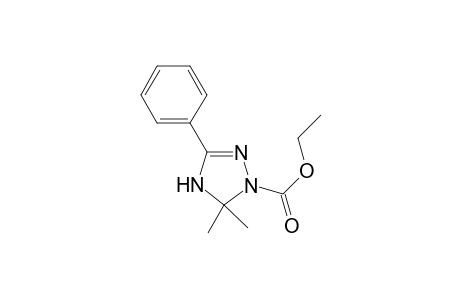 1-carbethoxy-5,5-dimethyl-3-phenyl-delta2-1,2,4-triazoline