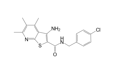 3-Amino-N-(4-chlorobenzyl)-4,5,6-trimethyl-thieno[2,3-b]pyridine-2-carboxamide