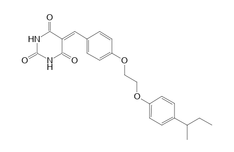 5-[4-[2-(4-sec-butylphenoxy)ethoxy]benzylidene]barbituric acid