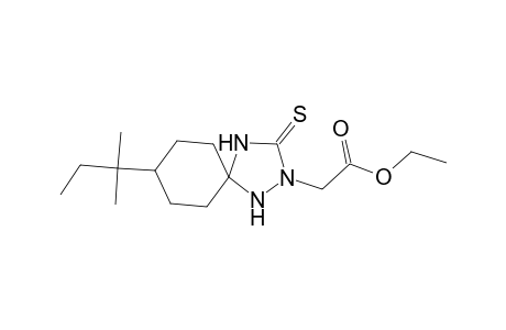 ethyl (8-tert-pentyl-3-thioxo-1,2,4-triazaspiro[4.5]dec-2-yl)acetate