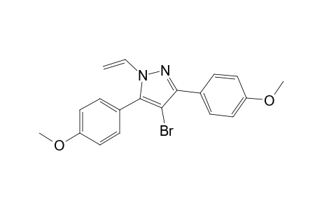 4-Bromo-3,5-bis(4-methoxyphenyl)-1-vinyl-1H-pyrazole