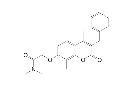 2-[(3-benzyl-4,8-dimethyl-2-oxo-2H-chromen-7-yl)oxy]-N,N-dimethylacetamide
