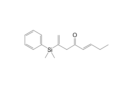 (5E)-2-[dimethyl(phenyl)silyl]-4-octa-1,5-dienone