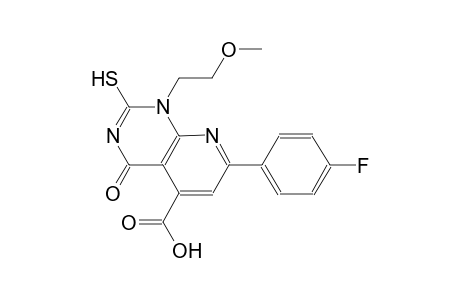 pyrido[2,3-d]pyrimidine-5-carboxylic acid, 7-(4-fluorophenyl)-1,4-dihydro-2-mercapto-1-(2-methoxyethyl)-4-oxo-