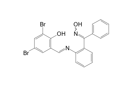 2-[(3,5-dibromosalicylidene)amino]benzophenone, oxime