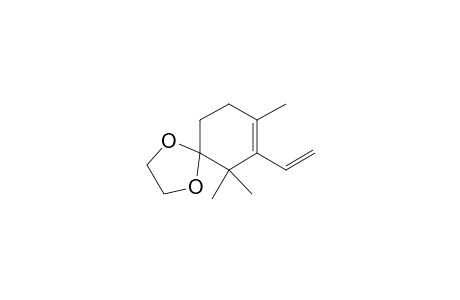 4,4-(Ethylenedioxy)-2-ethenyl-1,3,3-trimethyl-1-cyclohexene