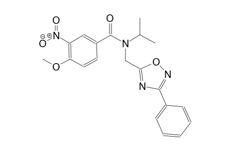 benzamide, 4-methoxy-N-(1-methylethyl)-3-nitro-N-[(3-phenyl-1,2,4-oxadiazol-5-yl)methyl]-