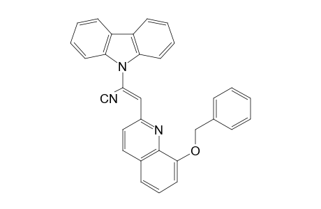 (E)-3-(8'-Benzyloxy-2'-quinolinyl)-2-(9''-carbazolyl)acrylonitrile