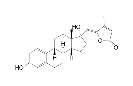 (5Z)-5-[(Estradiol-17'.alpha.-yl)methylene]-4-methylfuran-2(5H)-one