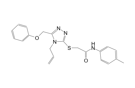 2-{[4-allyl-5-(phenoxymethyl)-4H-1,2,4-triazol-3-yl]sulfanyl}-N-(4-methylphenyl)acetamide