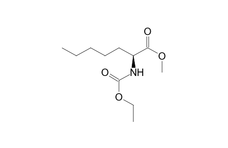 Methyl (2S)-2-(ethoxycarbonylamino)heptanoate