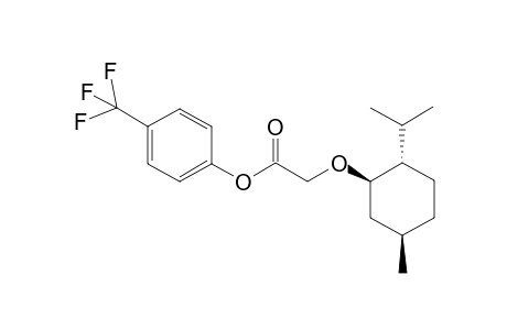4-(Trifluoromethyl)phenyl 2-(((1R,2S,5R)-2-isopropyl-5-methylcyclohexyl)oxy)acetate