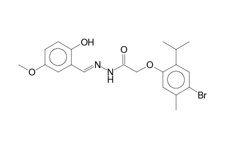 2-(4-Bromo-2-isopropyl-5-methylphenoxy)-N'-(5-