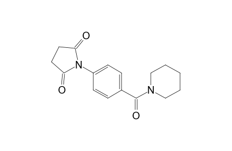 Pyrrolidine-2,5-dione, 1-[4-(1-piperidylcarbonyl)phenyl]-