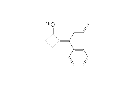 18[O]-(E)-2-(1-phenylbut-3-en-1-ylidene)cyclobutan-1-one
