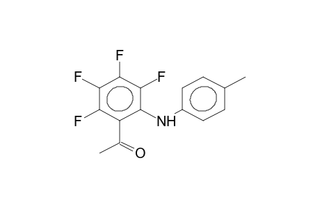 2-(PARA-METHYLANILINO)-3,4,5,6-TETRAFLUOROACETOPHENONE