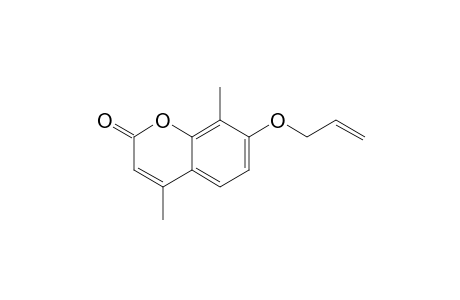 7-Allyloxy-4,8-dimethyl-coumarin