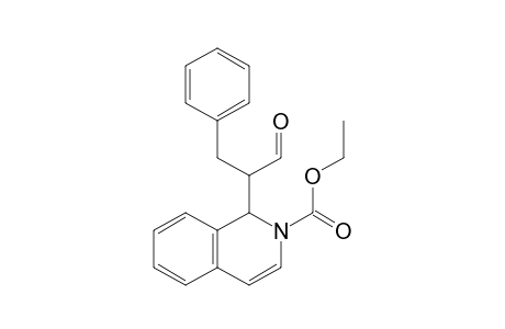 2-(ethoxycarbonyl)-1-(1-formyl-2-phenylethyl)-1,2-dihydroisoquinoline