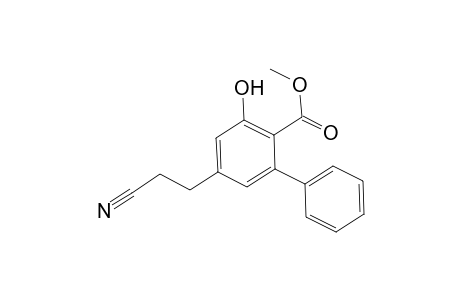 Methyl 5-(2-Cyanoethyl)-3-hydroxy-1,1'-biphenyl-2-carboxylate