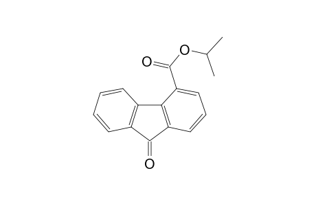 9-oxofluorene-4-carboxylic acid, isopropyl ester