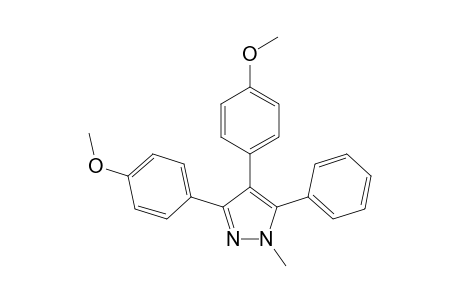 3,4-Bis(4-methoxyphenyl)-1-methyl-5-phenyl-1H-pyrazole