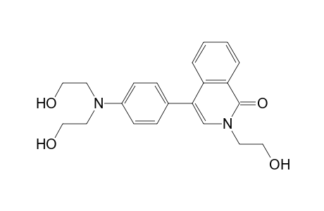 4-[p-Bis(2-hydroxyethyl)amino]phenyl-2-(2-hydroxyethyl)-1-isoquinolone