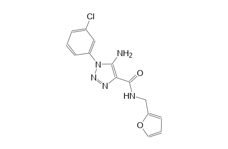 1H-1,2,3-triazole-4-carboxamide, 5-amino-1-(3-chlorophenyl)-N-(2-furanylmethyl)-