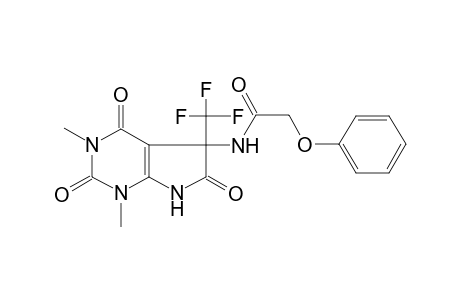 2-Phenoxy-N-[2,4,6-triketo-1,3-dimethyl-5-(trifluoromethyl)-7H-pyrrolo[2,3-d]pyrimidin-5-yl]acetamide