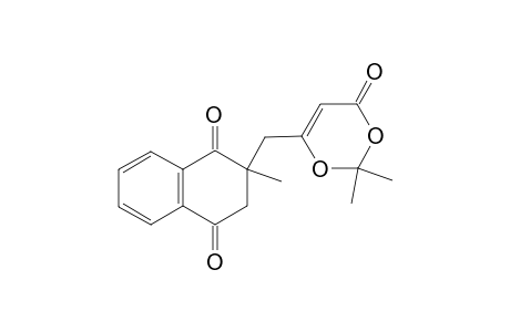 2-(2,2-Dimethyl-6-oxo-6H-[1,3]dioxine-4-ylmethyl)-2-methyl-2,3-dihydro-[l,4]naphthoquinone