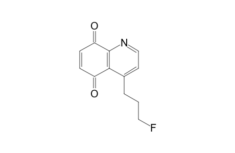 4-(3-Fluoropropyl)quinoline-5,8-dione