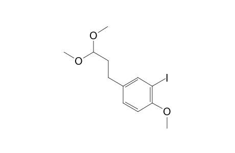 4-(3,3-Dimethoxypropyl)-2-iodo-1-methoxybenzene