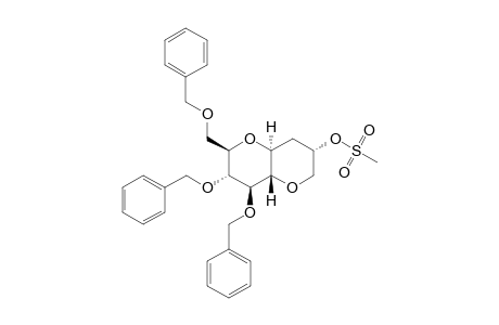 (1R,4S,6S,8R,9S,10S)-9,10-BIS-(BENZYLOXY)-8-BENZYLOXYMETHYL-2,7-DIOXABICYCLO-[4.4.0]-DECANE-4-YL-METHANESULFONATE