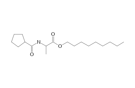 L-Alanine, N-(cyclopentylcarbonyl)-, nonyl ester