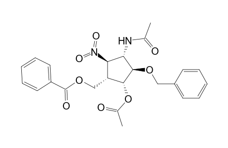 [(1S,2R,3R,4S,5R)-4-acetamido-2-acetoxy-3-benzyloxy-5-nitro-cyclopentyl]methyl benzoate