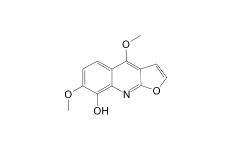 8-Hydroxy-4,8-dimethoxyfuranoquinoline