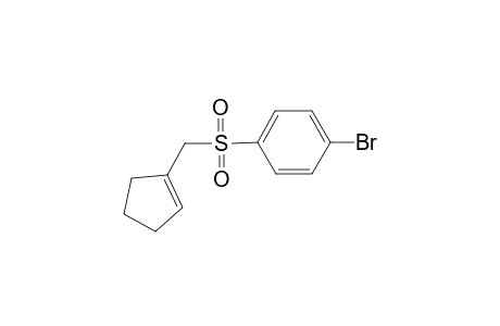 1-bromanyl-4-(cyclopenten-1-ylmethylsulfonyl)benzene
