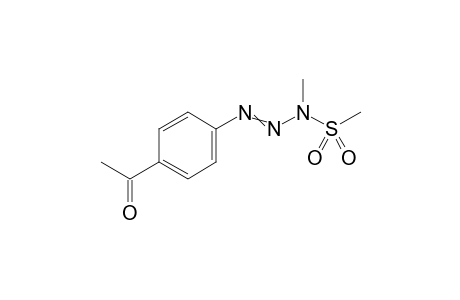 1-(4-acetylphenyl)-3-methanesulfonyl-3-methyltriazene