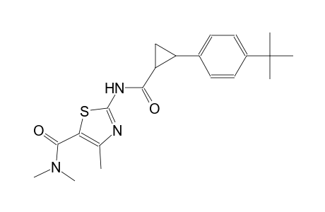 2-({[2-(4-tert-butylphenyl)cyclopropyl]carbonyl}amino)-N,N,4-trimethyl-1,3-thiazole-5-carboxamide