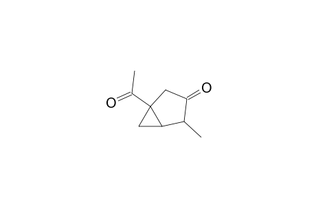 Bicyclo[3.1.0]hexan-3-one, 1-acetyl-4-methyl-, [1R-(1.alpha.,4.alpha.,5.alpha.)]-