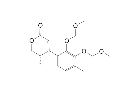 (4S)-3-[2,3-Bis(methoxymethoxy)-4-methylphenyl]-4-methyl-2,3-didehydro-.delta.-valerolactone