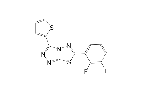 [1,2,4]triazolo[3,4-b][1,3,4]thiadiazole, 6-(2,3-difluorophenyl)-3-(2-thienyl)-