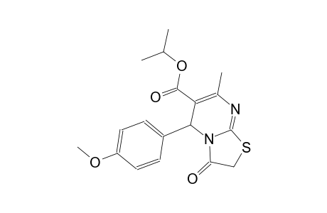 isopropyl 5-(4-methoxyphenyl)-7-methyl-3-oxo-2,3-dihydro-5H-[1,3]thiazolo[3,2-a]pyrimidine-6-carboxylate
